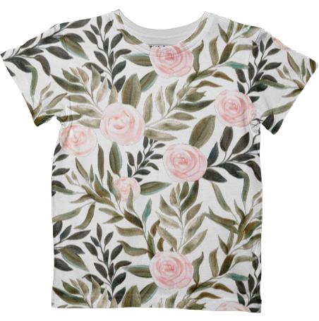 Tshirt with Folk flowers