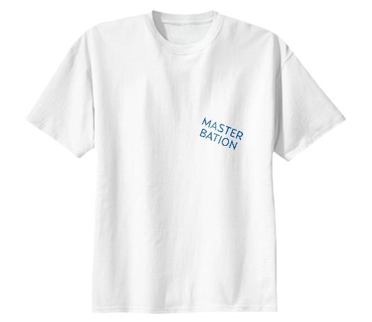 MASTER BATION tilted tee