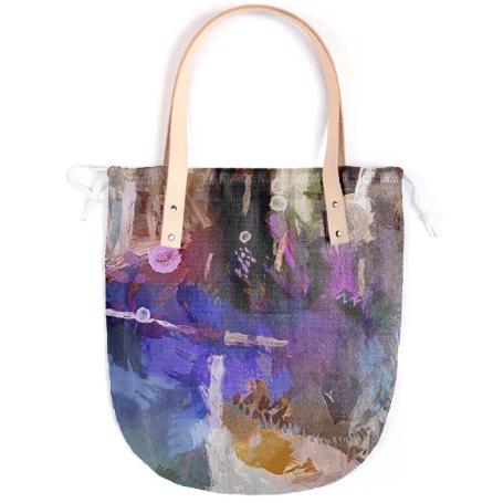 MULTICOLOR PAINTED SUMMER TOTE