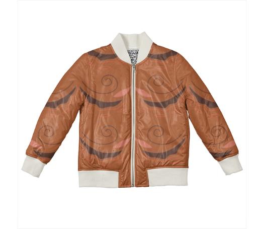 Kids bomber brown eco