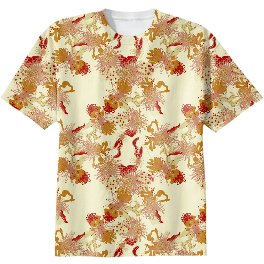 flower pollen scribbles