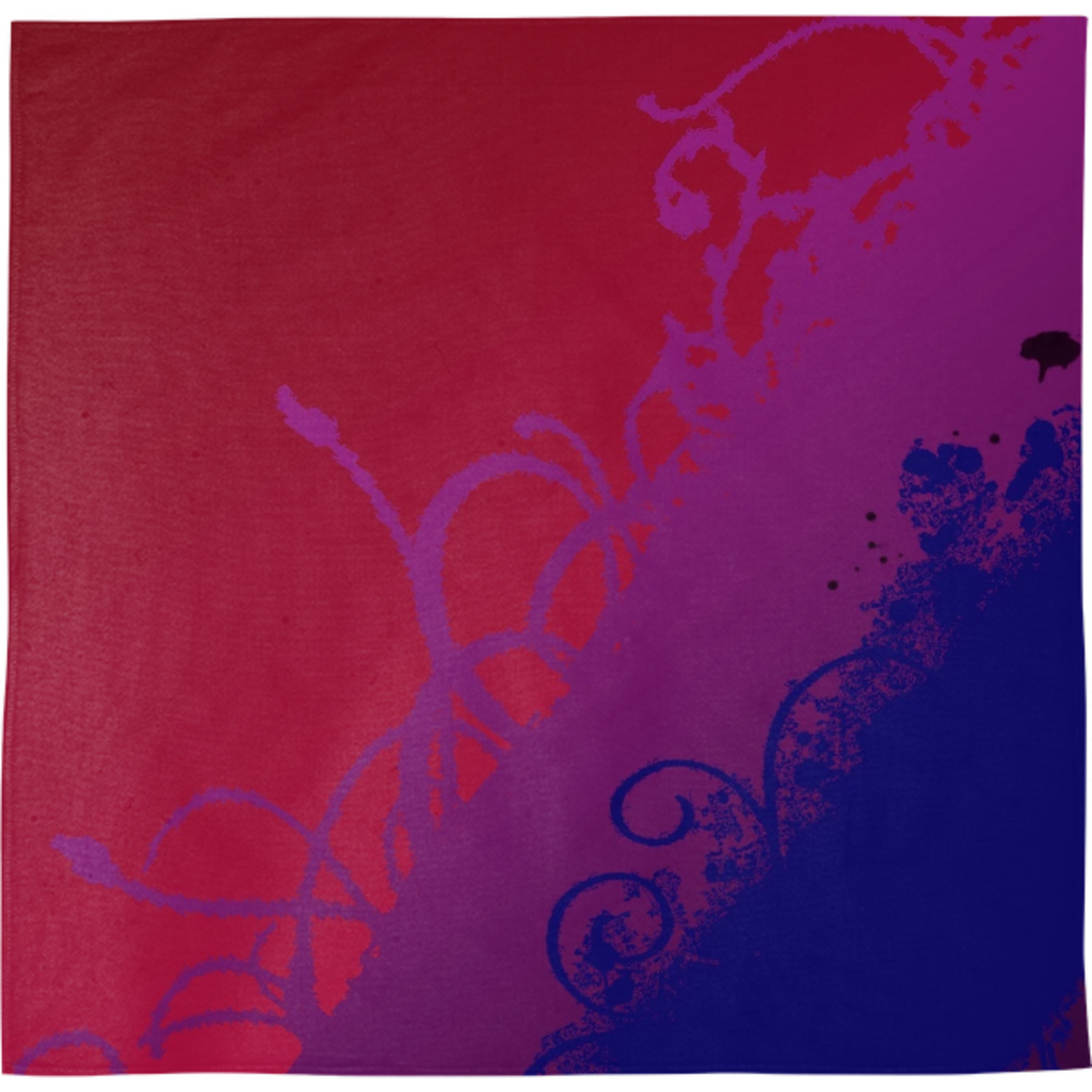 dark blue red