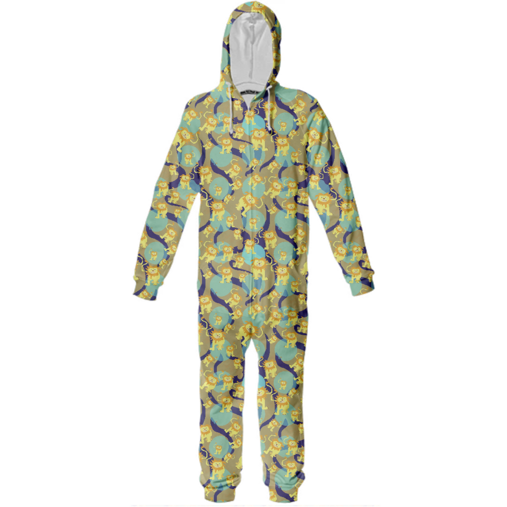 Lion Patter Cozy Onsie