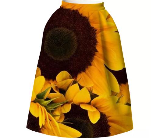 Sunflowers skirt