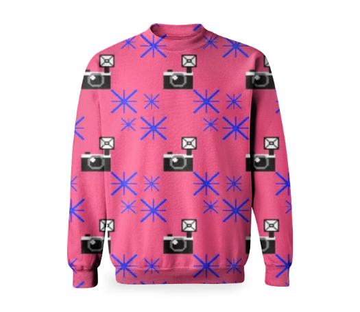 Pink Paparazzi Pixels Sweatshirt