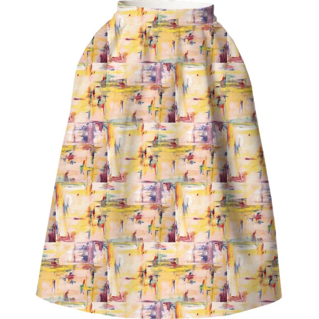 Abstract Art Women's Neoprene Skirt