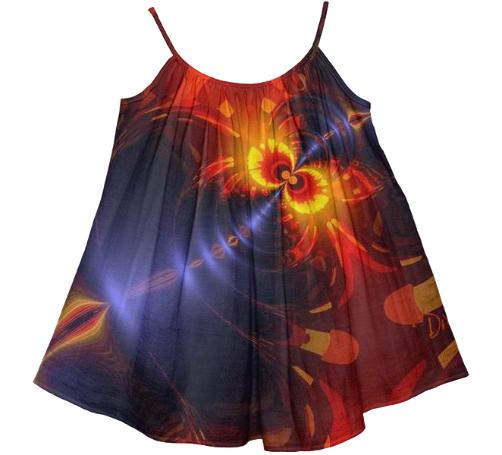 BUTTERFLY EYES ABSTRACT FRACTAL VIOLET AND GOLD WINGS