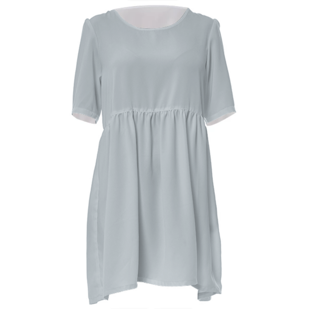 Ayumi Badu - Silver - Designer Babydoll Dress