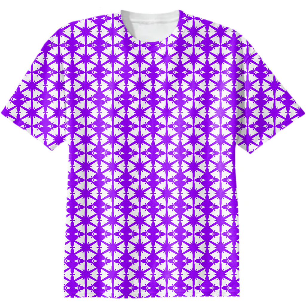 Purple and White Geometric