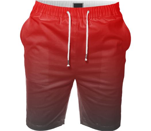 Grey Red Shorts