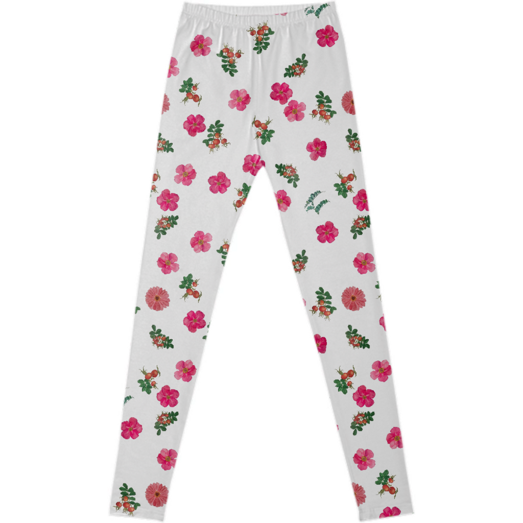 rose confetti leggings