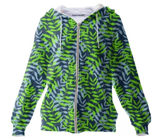 Leaves ZIP UP HOODIE