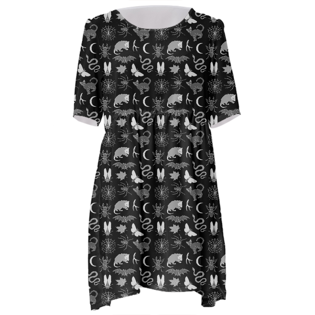 Spooky Season Babydoll Dress