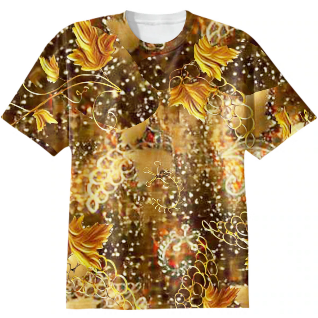 grapes, paisley, gold, golden rain, trend  year, monochrome, minimalism