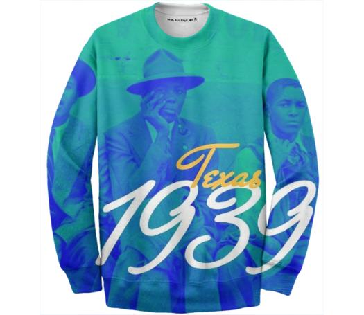 Blue Green Texas Sweatshirt