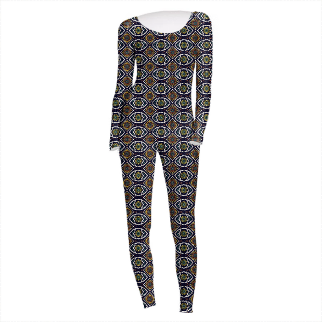 BROOKLYN BOUGIE FITTED JUMPSUIT-SOWETO PRINT