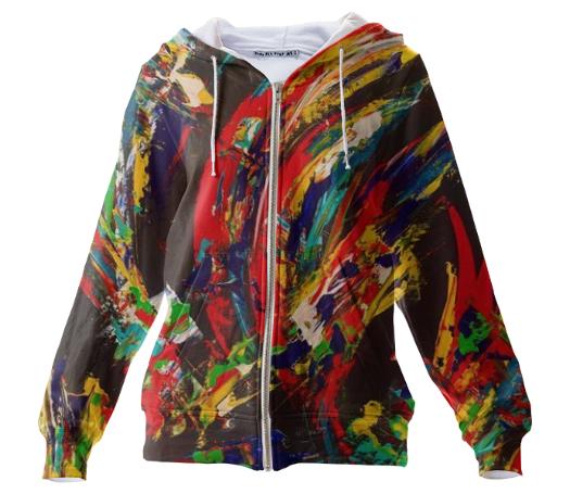 On fire hoodie