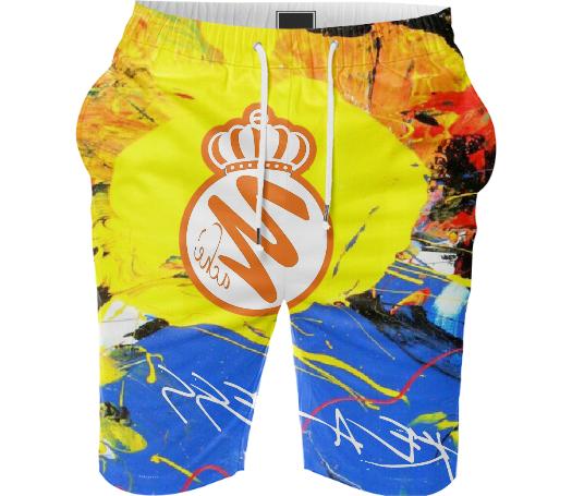 Yache Paint Splat Shorts