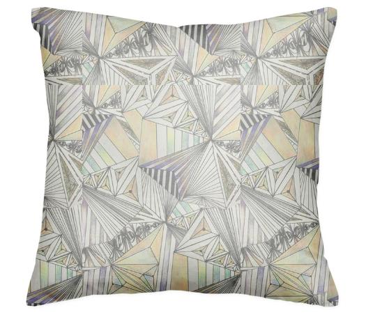 geometrical dimension pillow