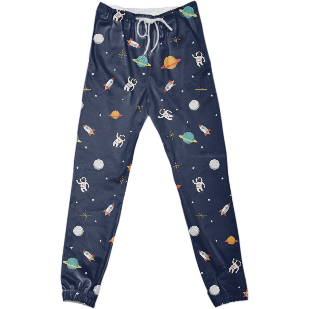 Space cotton pants