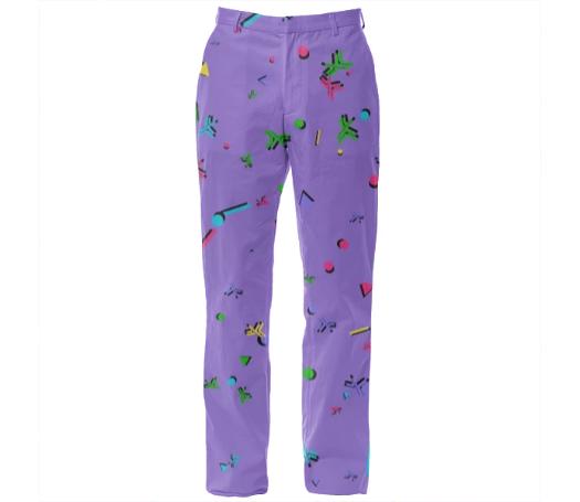 RetroHaskell Purple Fiesta Suit Pants