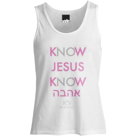 Know Jesus Womens Tanks