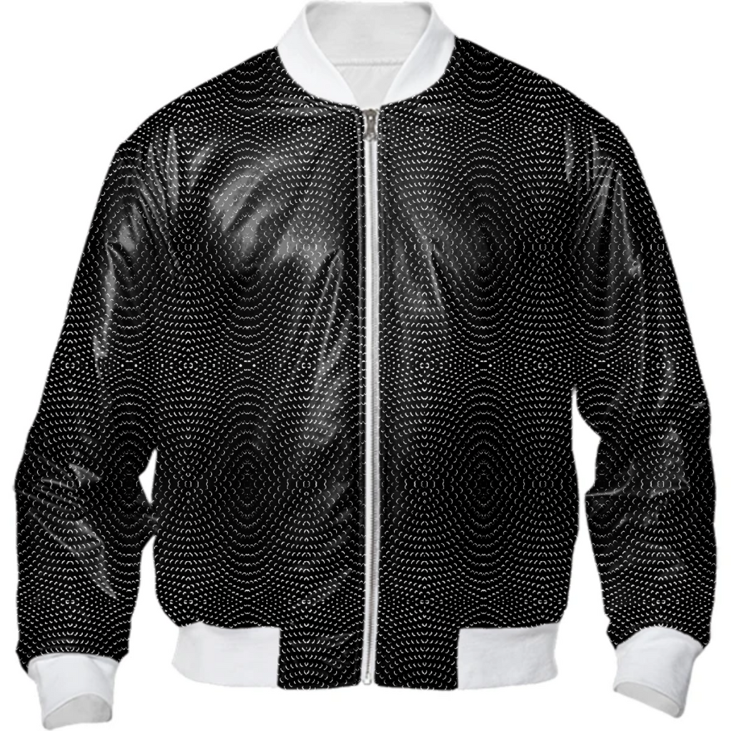 Black and White Kinetic Design Pattern