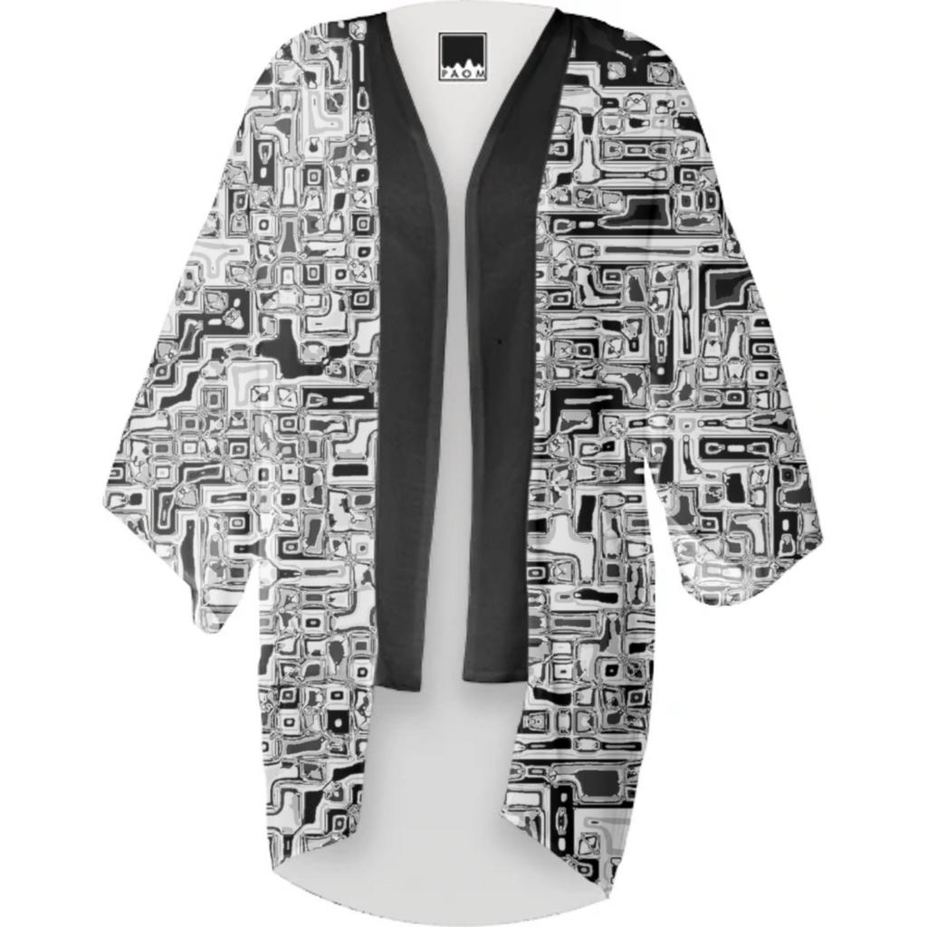 squared black white