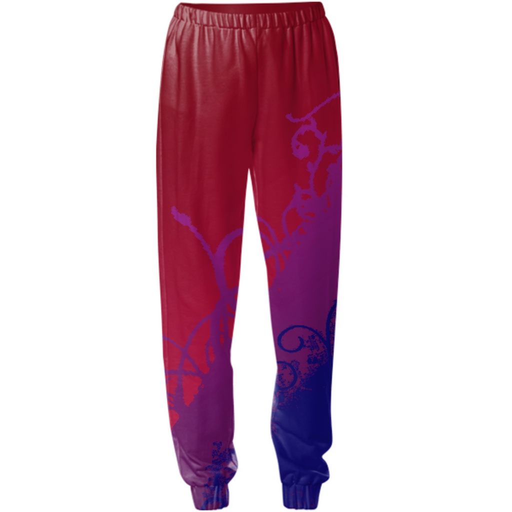 dark blue red