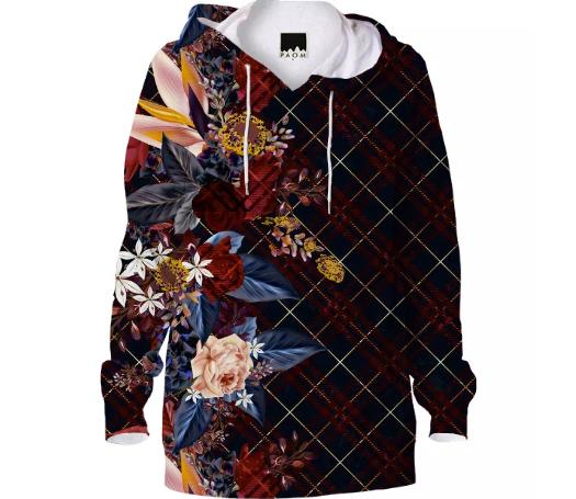 Winter Lily Pullover Hoodie