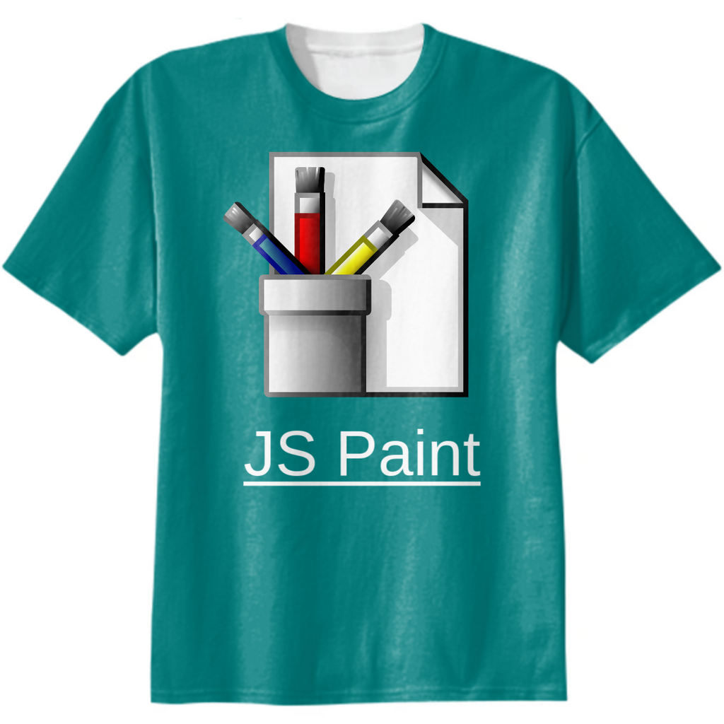 JS Paint Teal Shirt