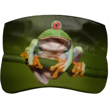 Funny Conceptual Cyclopic Frog Visor