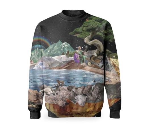 Where the Gods are In Peace Crewneck Sweatshirt