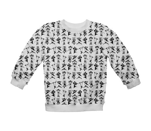 monster grandpa kid sweatshirt