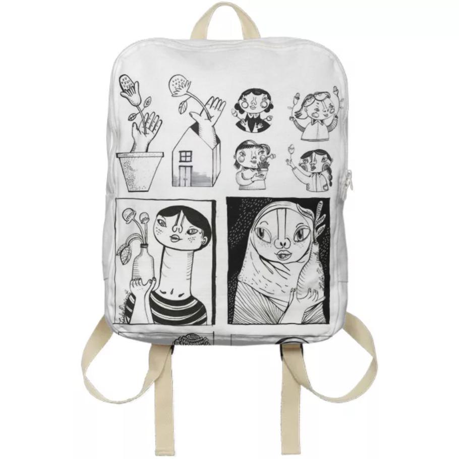 Flower Hands backpack