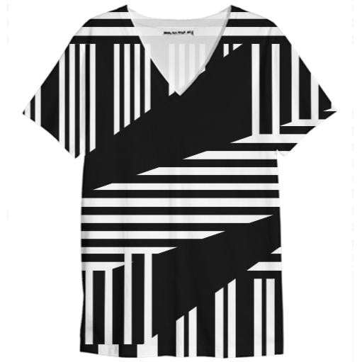 Various Black and White Striped Design