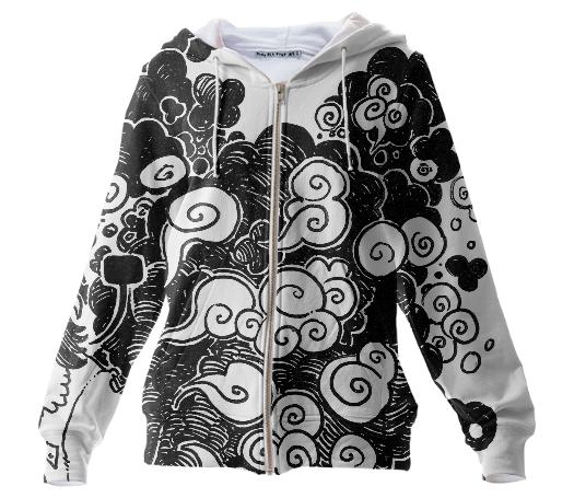 Puffy Cloud Zip Hoody