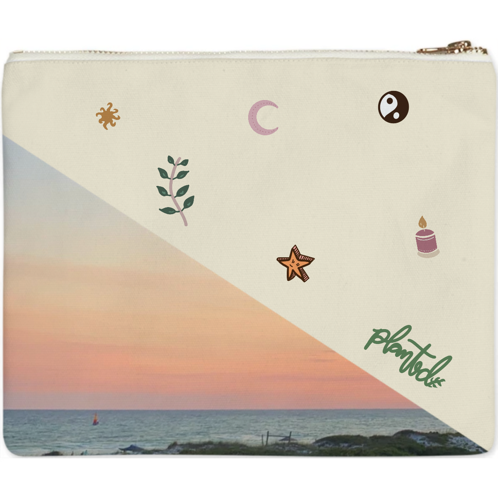 planted sunset pouch