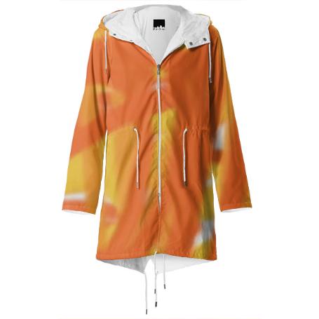 Orange and Yellow Scribbles 9054 Raincoat