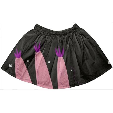 Kids artistic Skirt with PINK Cacktus Plants