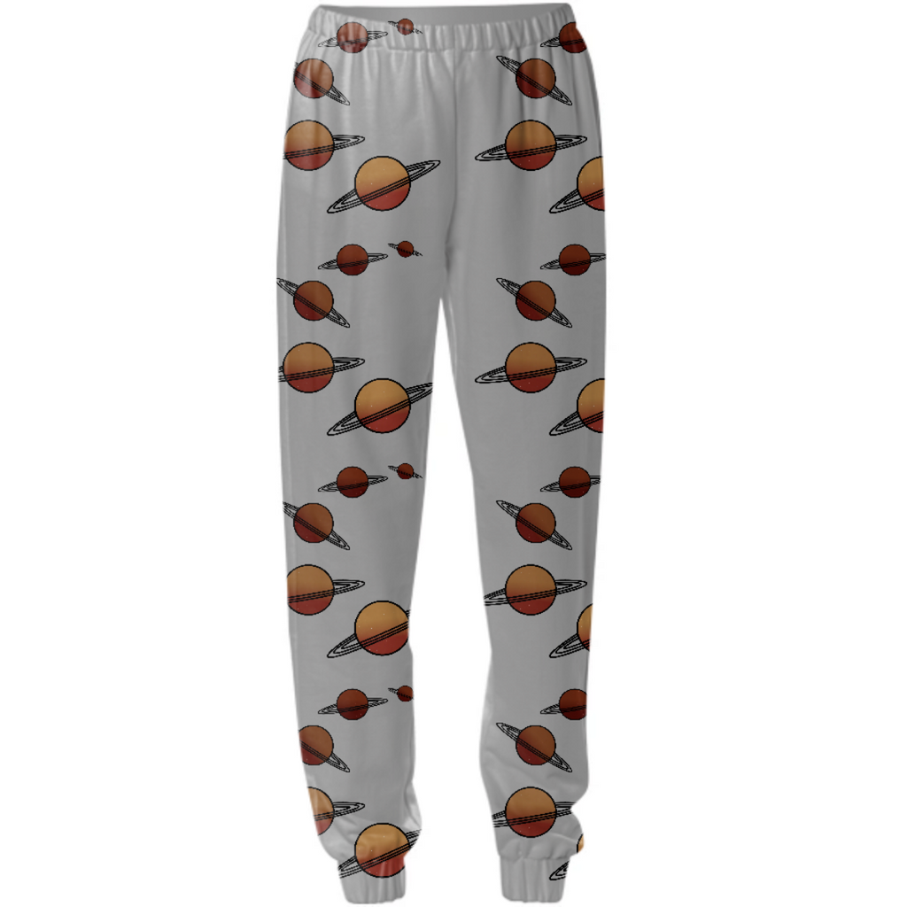 Planets pattern sweatpants