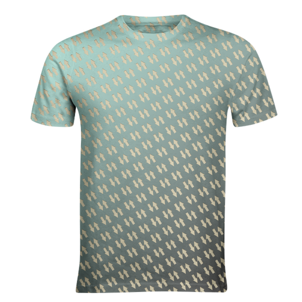 Teal Arrows Geometric