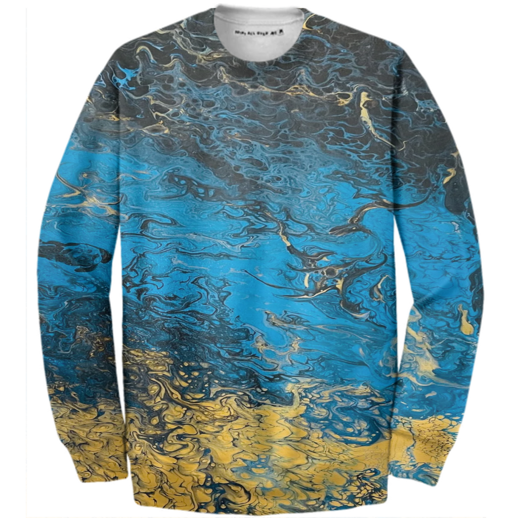 blue and gold mirage