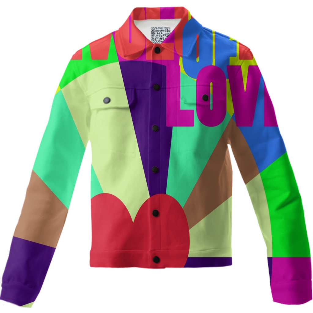 Evolution of Love Twill Jacket by Rissarae Designs