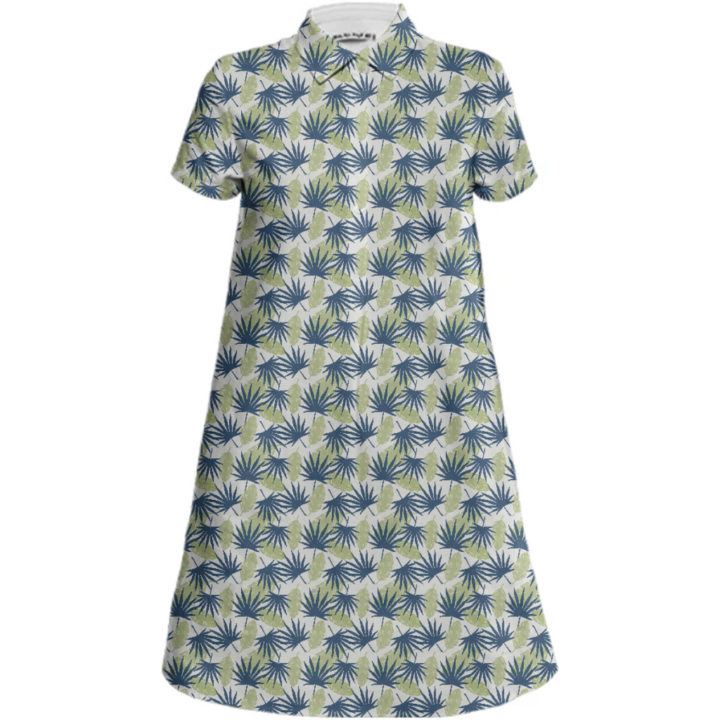Palm Mini Shirtdress