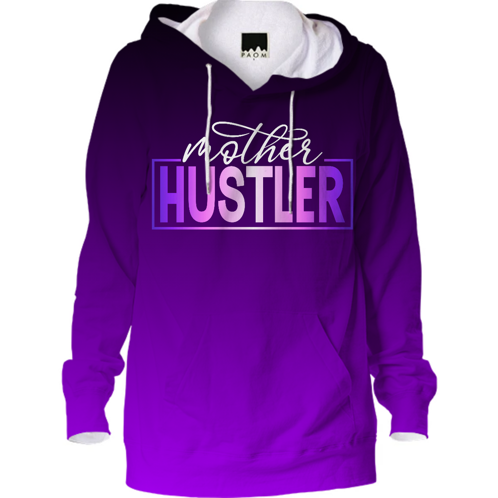 Mother Hustler Purple Gradient Hoodie