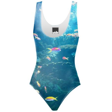 Fishes One Piece Swimsuit