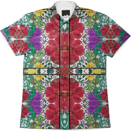 Hibiscus Fields Aloha Shirt