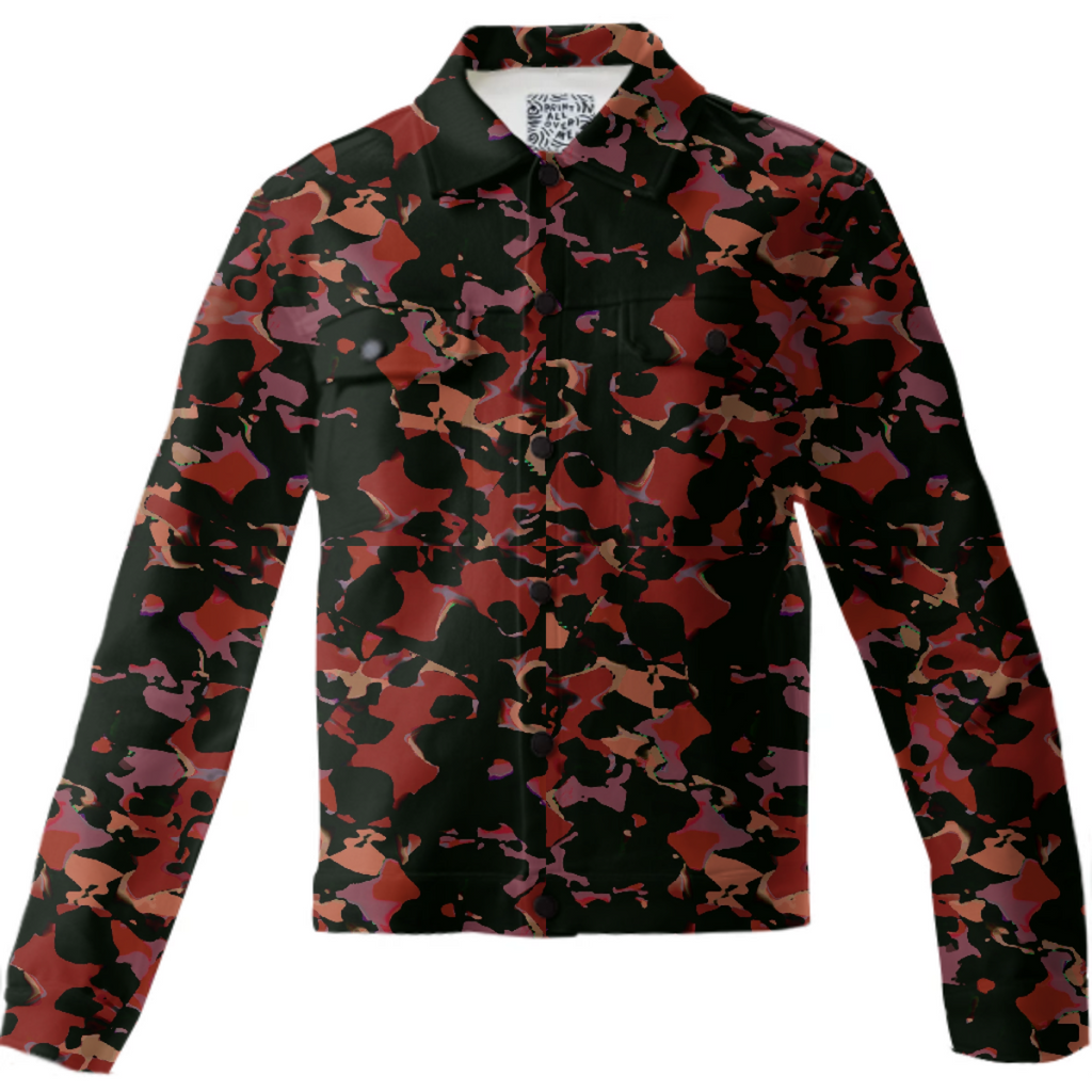 Dark Modern Camo Print