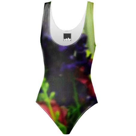 Abstract Bouquet Swimsuit